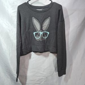 Aeropostale Cropped Bunny Sweater